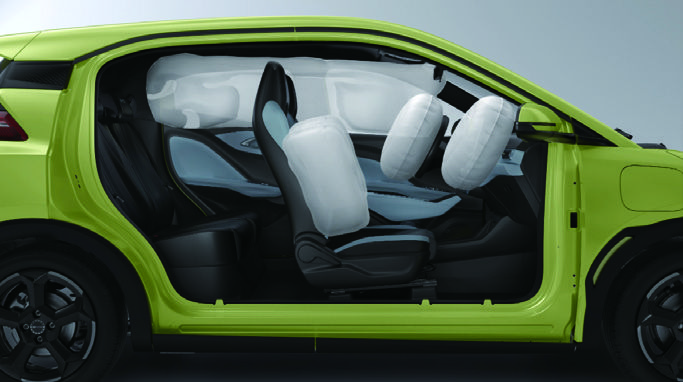 Four airbags